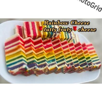 Kek Lapis Rainbow Cheese Sri Ayu