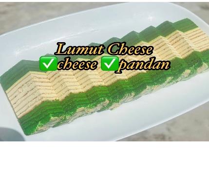 Kek Lapis Lumut Cheese (Eco)